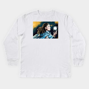 Moiraine Damodred Kids Long Sleeve T-Shirt